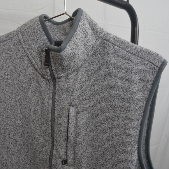 Chaps Sleeveless Grey Vest - Picture 2 of 7